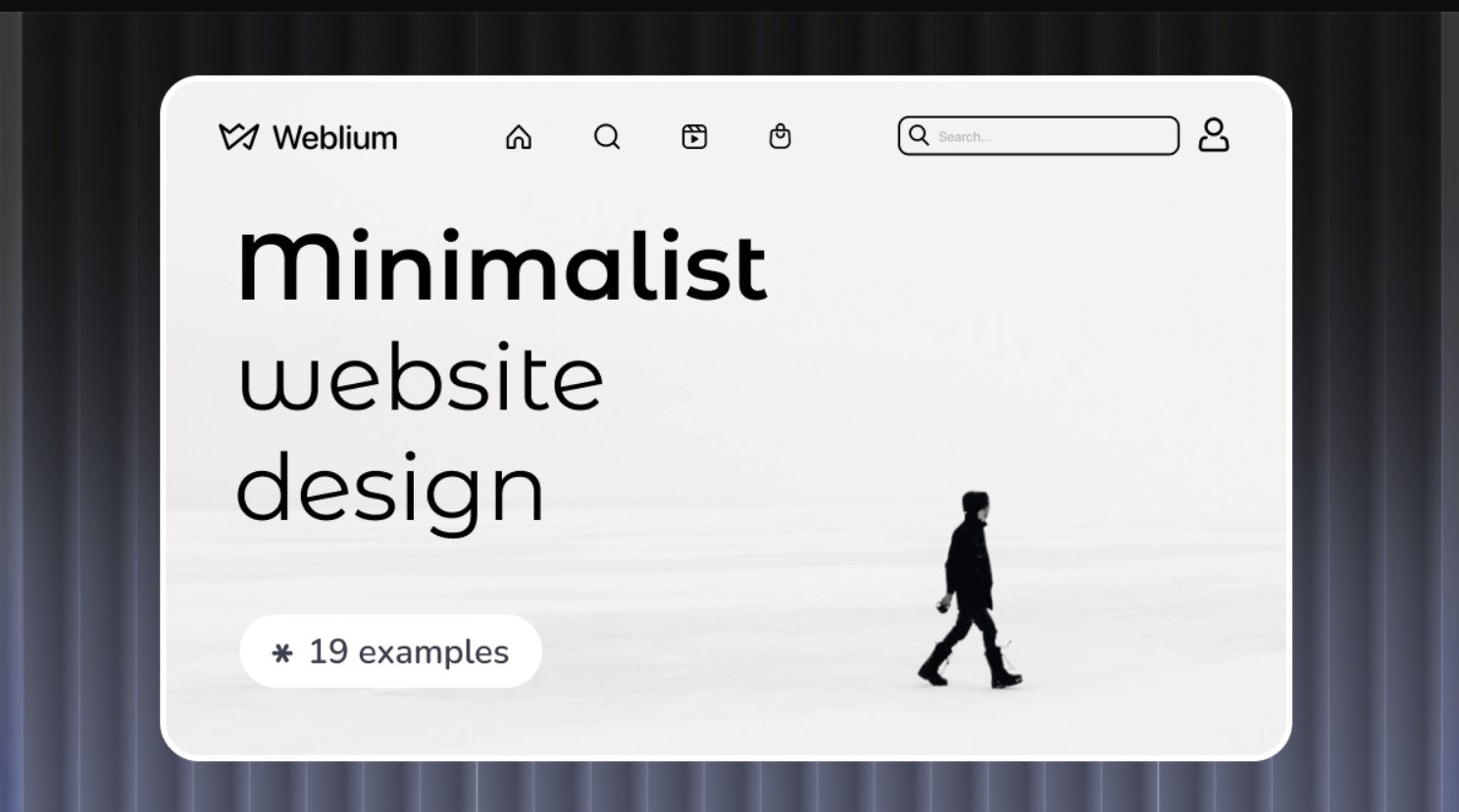 Minimalist website design examples 1