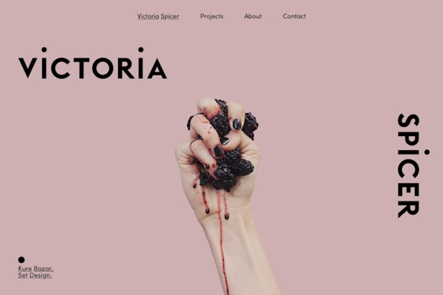 Minimalist website design examples 2